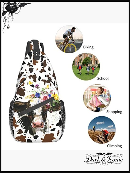 Sling Crossbody Backpack Daypack Lightweight Travel Hiking Shoulder Bag main image 5